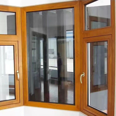 【欧卡门窗-五一促销】厂家生产木包铝门窗 木包铝门窗图片